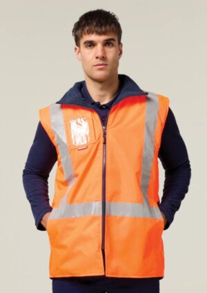 Hi-Vis Taped All Weather Fleece Vest - Image 1