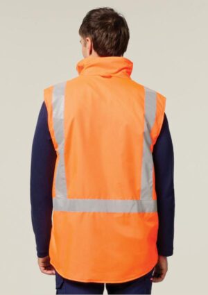 Hi-Vis Taped All Weather Fleece Vest - Image 3