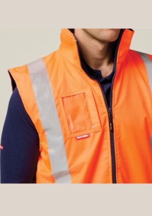Hi-Vis Taped All Weather Fleece Vest - Image 4