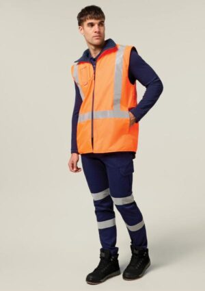 Hi-Vis Taped All Weather Fleece Vest - Image 6