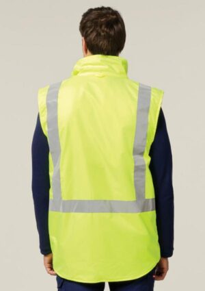 Hi-Vis Taped All Weather Fleece Vest - Image 9