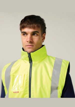 Hi-Vis Taped All Weather Fleece Vest - Image 10