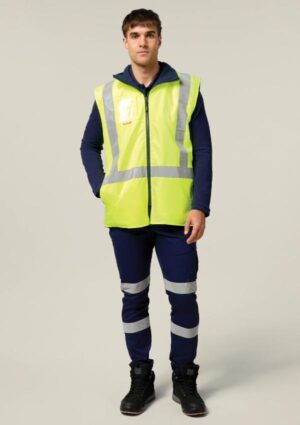Hi-Vis Taped All Weather Fleece Vest - Image 12