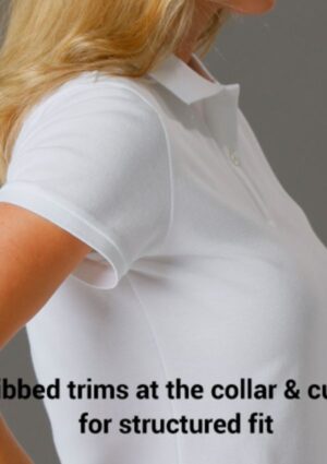 AIRLIE 7120 LADIES S/S POLOS - Image 3