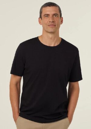 Cotton Jersey Short Sleeve Crew Neck Tee - Image 1