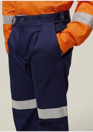 Double Hoop Tape Cotton Drill Pant - Image 3