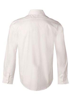 Men's Self Stripe Long Sleeve Shirt - Image 2