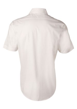 Men's Self Stripe Short Sleeve Shirt - Image 2