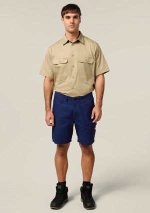 Core Short Sleeve Lightweight Vented Cotton Shirt - Image 13