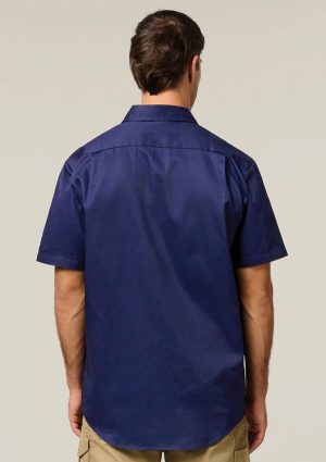 Core Short Sleeve Lightweight Vented Cotton Shirt - Image 5