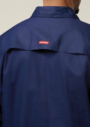 SLEEVE CLOSED FRONT COTTON DRILL SHIRT - Image 15