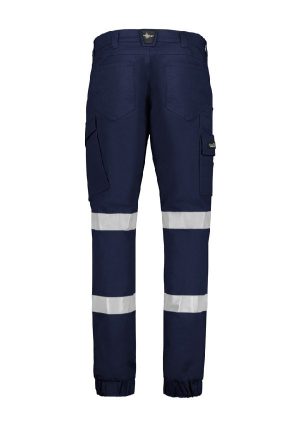 Mens Essential Stretch Taped Cargo Pant - Cuffed ZP935 - Image 5