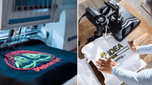 Embroidery vs DTF Printing